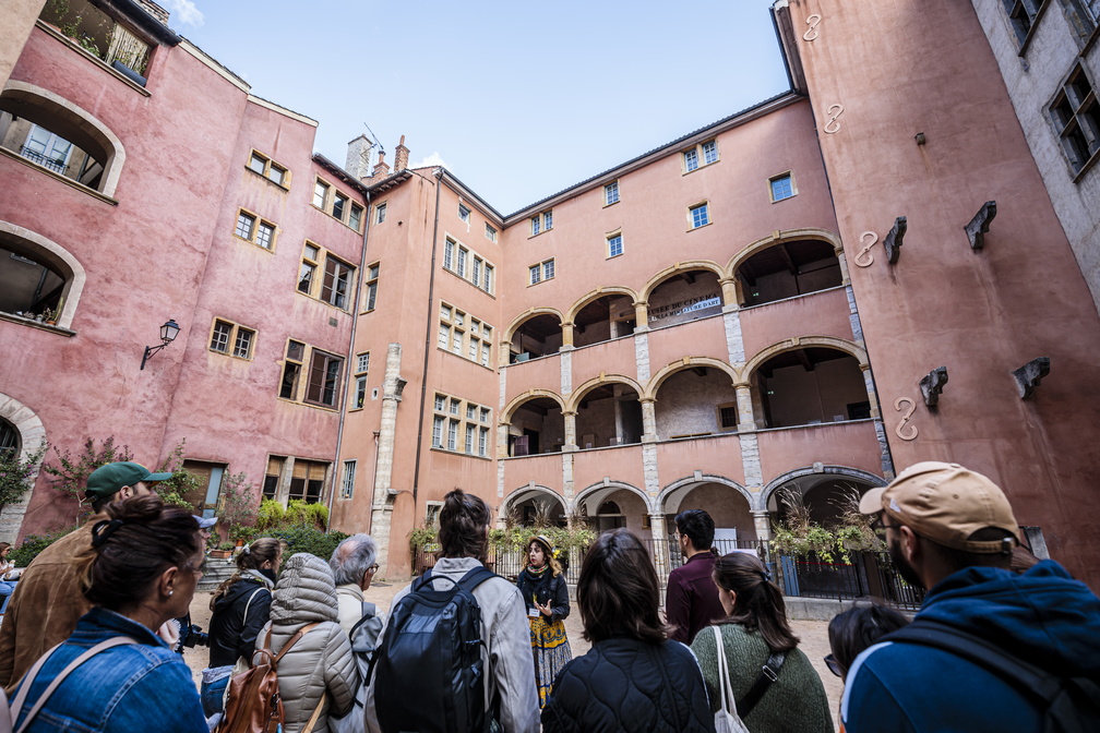 Visite du Vieux-Lyon pendant les Journées du Patrimoine © Brice Robert