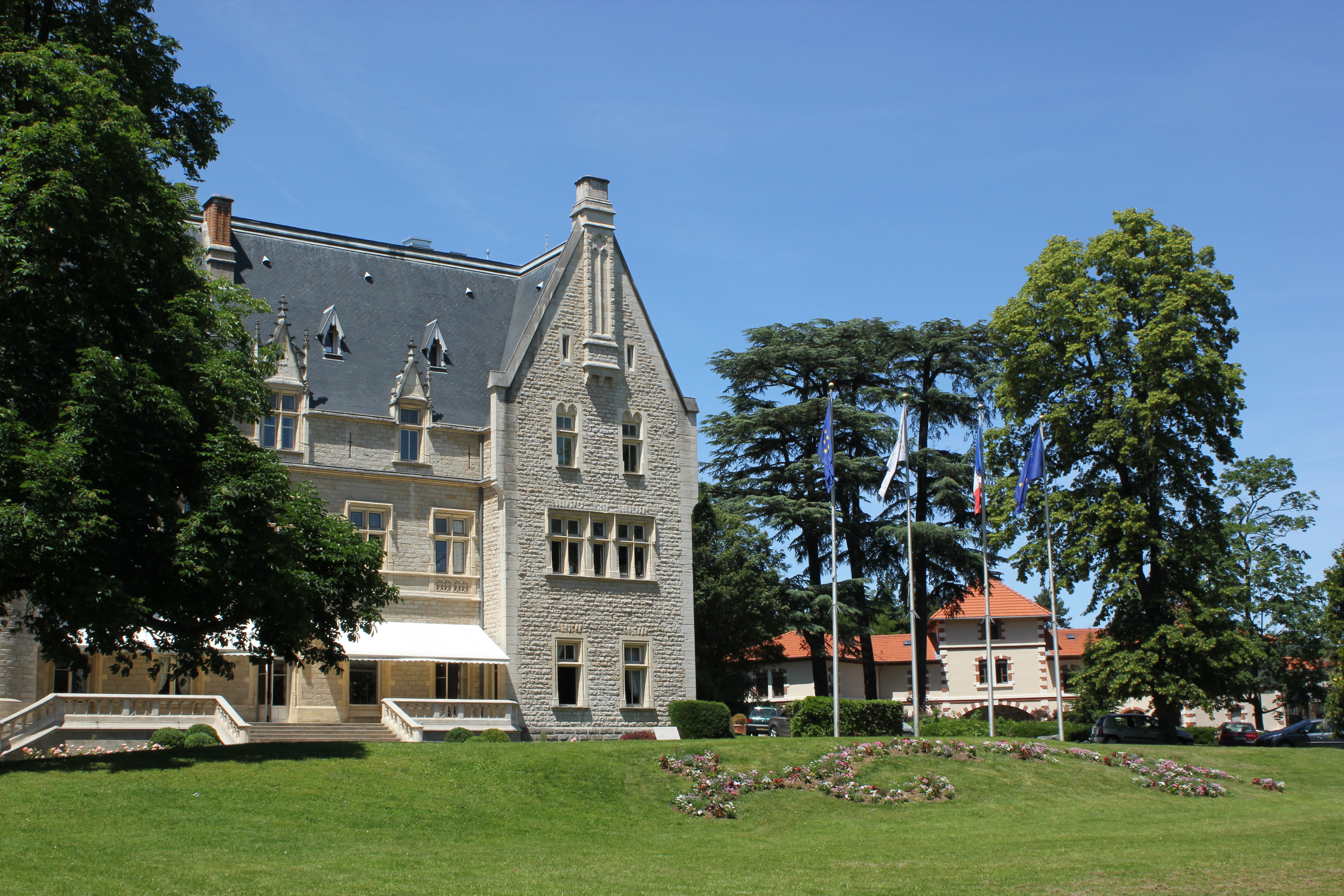 Chateau et parc du Vivier à Ecully