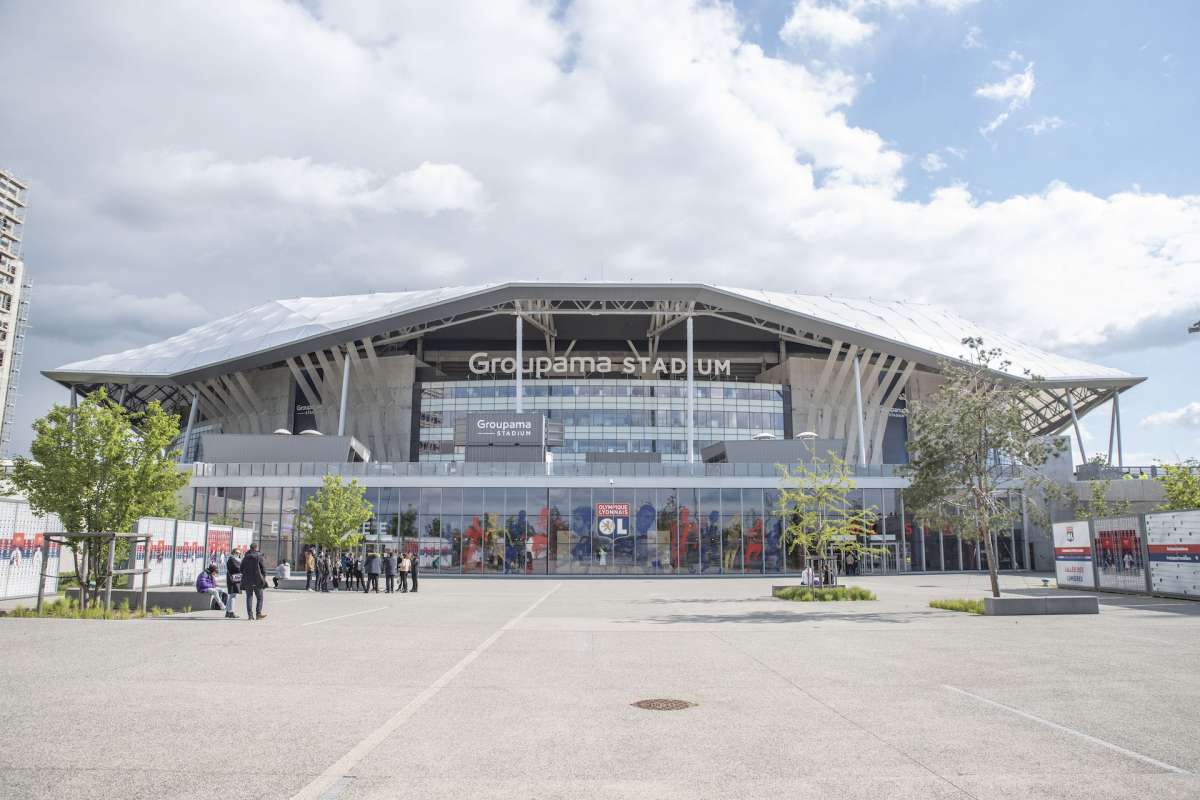 Vue du Groupama Stadium © Lotfi Dakhli