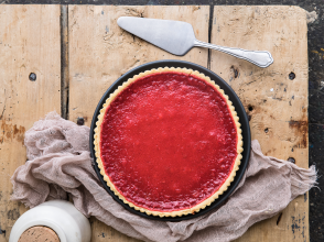 Tarte à la praline © Stéphanie Iguna