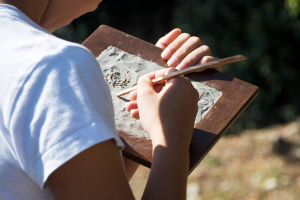 Atelier enfants au musée Lugdunum - © Métropole de Lyon - Milène Jallais