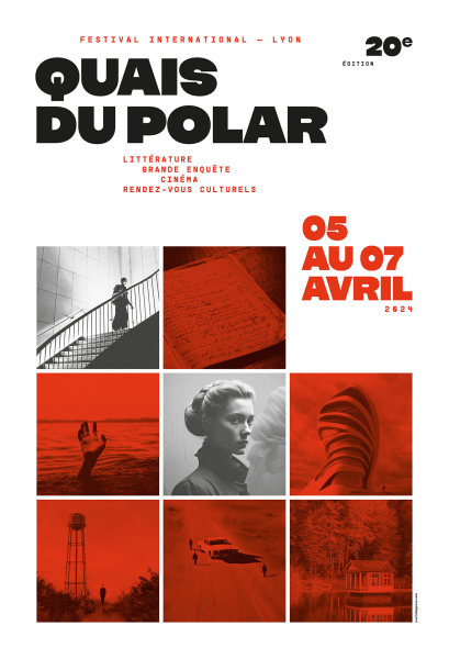 Affiche de Quais du Polar 2024 © extralagence.com