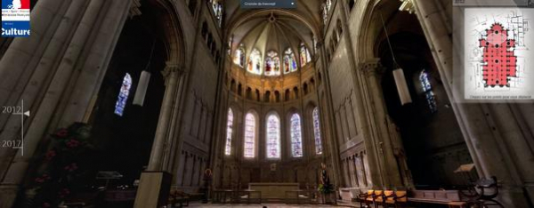 Visite virtuelle des travaux de restauration - DRAC Rhône-Alpes