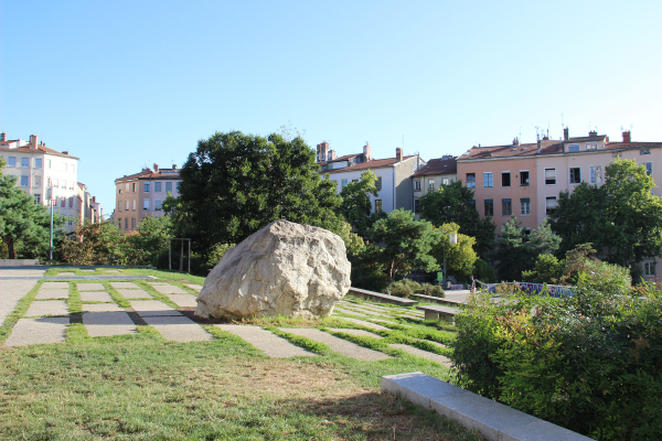 Croix-Rousse : Panorama de l'esplanade du Gros Caillou ©  LV