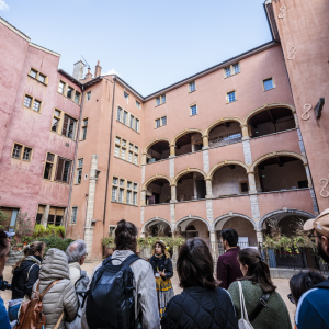 Visite du Vieux-Lyon pendant les Journées du Patrimoine © Brice Robert